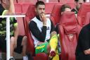 Ozan Kabak had to settle for a watching brief on the Norwich City bench at Arsenal