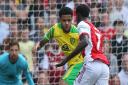 Andrew Omobamidele made his Premier League debut for Norwich City against Arsenal