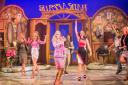Lucie Jones as Elle Woods leads the cast in Legally Blonde The Musical. Photo: Robert Workman