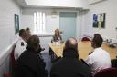 Then Justice Secretary and South West Norfolk MP Elizabeth Truss visits HMP Wayland ein April 2017. Photo from Ministry of Justice.