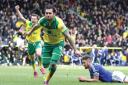 Bradley Johnson thumped home a goal in Norwich City's 2-0 Championship win over Ipswich Town at Carrow Road in March. Picture: Paul Chesterton/Focus Images Ltd
