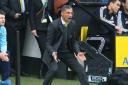 Norwich Manager Chris Hughton gets animated during the Barclays Premier League match at Carrow Road, NorwichPicture by Paul Chesterton/Focus Images Ltd +44 7904 64026705/04/2014
