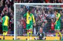 The Norwich City players after conceding at Arsenal. Picture: Paul Chesterton/Focus Images