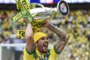 Bradley Johnson's drive from midfield powered Norwich City to Championship promotion in 2015.
