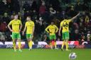 Norwich City's players are frustrated after going down to a 2-0 defeat to Blackburn