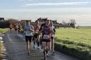 Mark Armstrong in action at the Wymondham NOT New Year's Day 10K