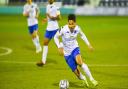 Simeon Jackson puts on the after burners during his debut for King's Lynn Town at Wealdstone