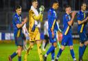 Loan spells at The Walks for Simon Power, far left, and goalkeeper Archie Mair, have benefited King's Lynn Town as well as Norwich City