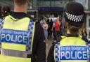 British Transport Police made seven arrests after the disturbance. Picture: Supplied