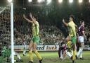 Carrow Road goes wild as Norwich City defeat West Ham 3-1 on March 22 1989 in the FA Cup quarter final     Picture: Archant