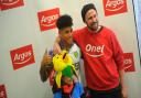 Onel Hernández at Norwich Riverside Argos signing for Norwich City fans. Picture: Tony Thrussell
