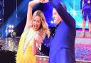 Laura Whitmore and Ed Balls at the launch of Strictly Come Dancing 2016 at Elstree Studios in Hertfordshire. Picture date: Tuesday 30th August, 2016. See PA story SHOWBIZ Strictly. Photo credit should read: Ian West/PA Wire.