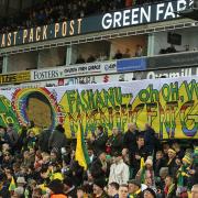 Norwich City has been supporting LGBTQ+ History Month and Football v Homophobia.
