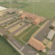 CGI view of what the Lotus Training Ground could look like in the next phase of its revamp
