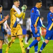 Loan spells at The Walks for Simon Power, far left, and goalkeeper Archie Mair, have benefited King's Lynn Town as well as Norwich City