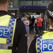 British Transport Police made seven arrests after the disturbance. Picture: Supplied