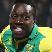 Jamar Loza celebrates scoring Norwich City's injury-time equaliser at Huddersfield. Picture by Paul Chesterton/Focus Images