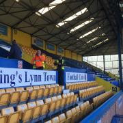 The stands will be empty at King's Lynn Town Picture: Chris Lakey