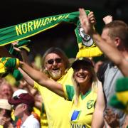Norwich City fans during the Premier League match at Carrow Road, Norwich. Photo: Joe Giddens/PA Wire.