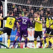 Pictue of action from Norwich City's clash with Burton at the Pirelli Stadium, Burton upon Trent in December  2017. Picture: Paul Chesterton/Focus Images Ltd.