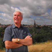 Norwich City legend Duncan Forbes on Mousehold Heath where in his time as a player he used to train.  Photo: Simon Finlay