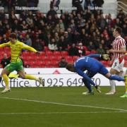 Josh Sargent opened the scoring in Norwich City's 3-0 victory over Stoke.