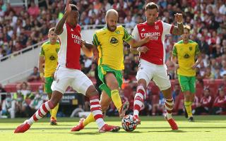 No way through for Teemu Pukki in Norwich City's Premier League 1-0 defeat at Arsenal